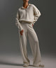 Women's coordinated knit sweater and trousers set