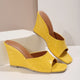 Carole | Women's Monroe Faux Snake Leather Wedges