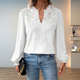 Lightweight Women's Blouse Sweater in Red - View 3 | Bellmere
