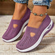 Lightweight Women's Slip-On Shoes in Green - View 4 | Bellmere
