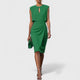 Women's Elegant Dress in Sky Blue - View 4 | Bellmere