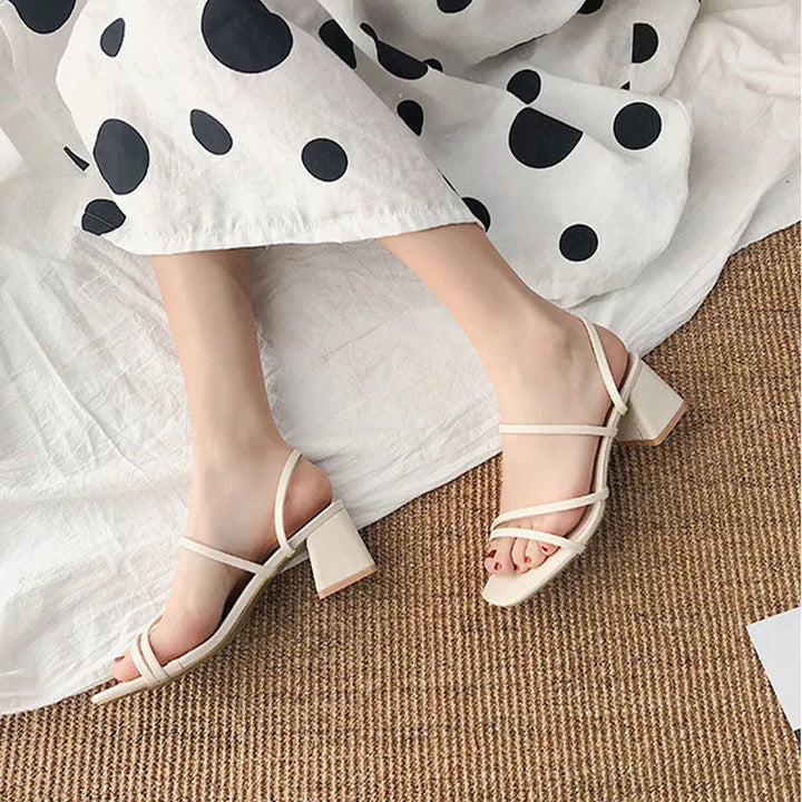 Meryem | Women's Strappy Block Heel Sandals