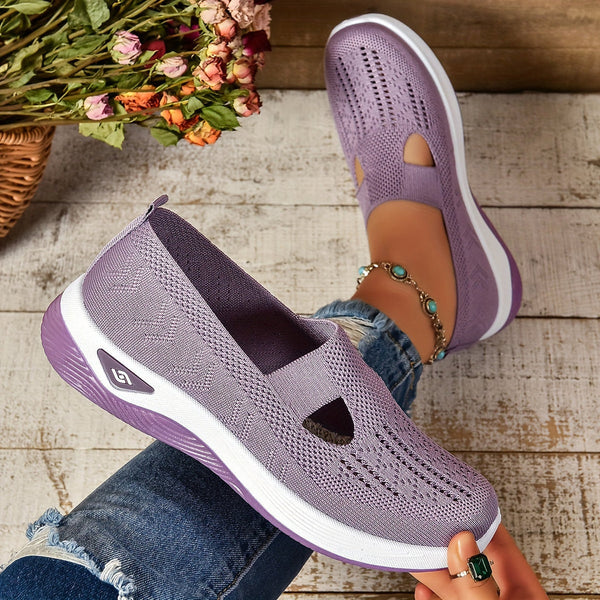 Lightweight Women's Slip-On Shoes in Green - View 11 | Bellmere