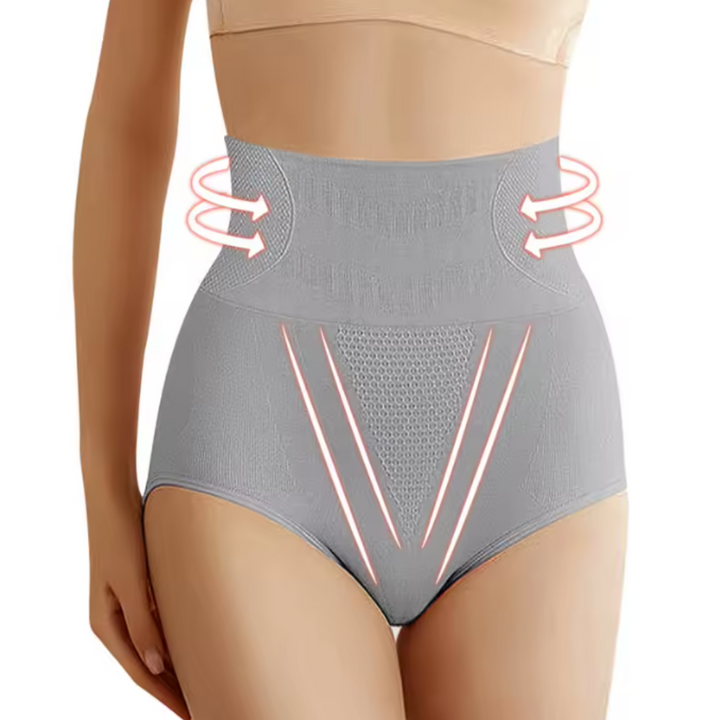 High-Waist Shaping Underwear Shapewear in Pink - View 5 | Bellmere