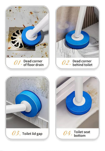 Disposable toilet cleaning tool for bathroom use