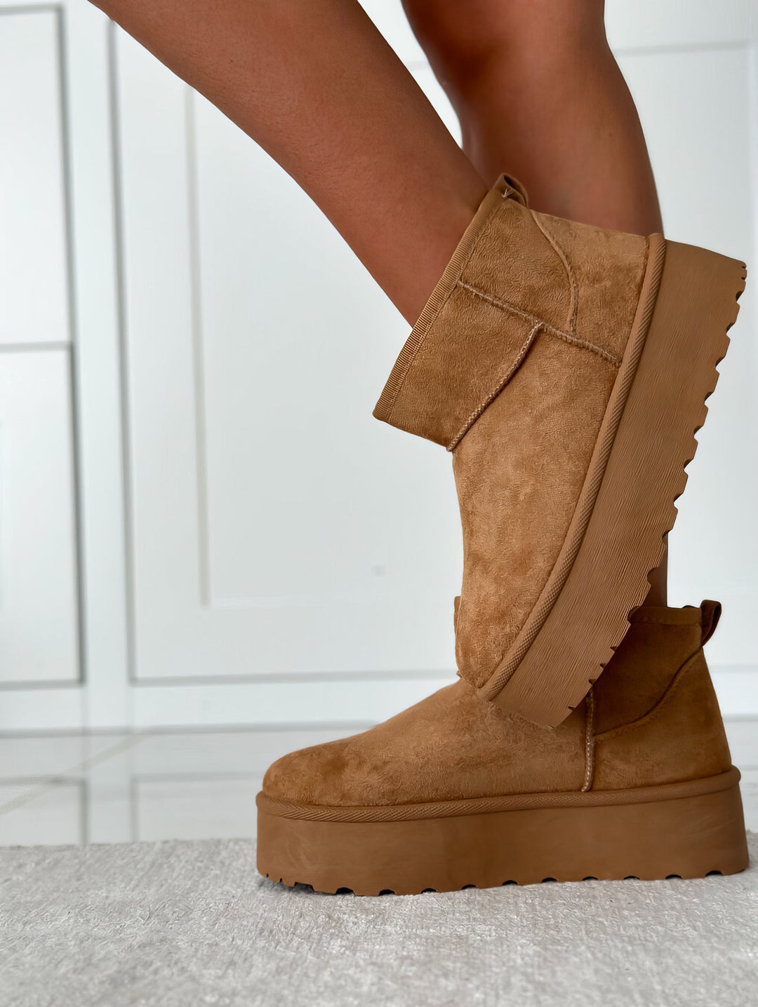 Women's Classic Boots in Caramel - View 4 | Bellmere