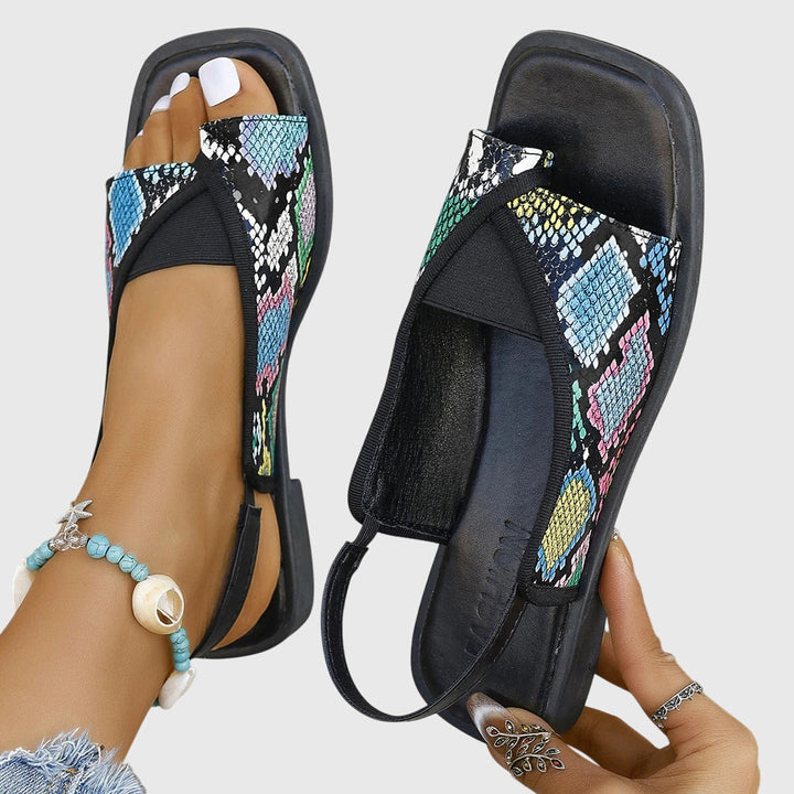 Tasha | Women's supportive Slingback Flat Sandals Open Toe