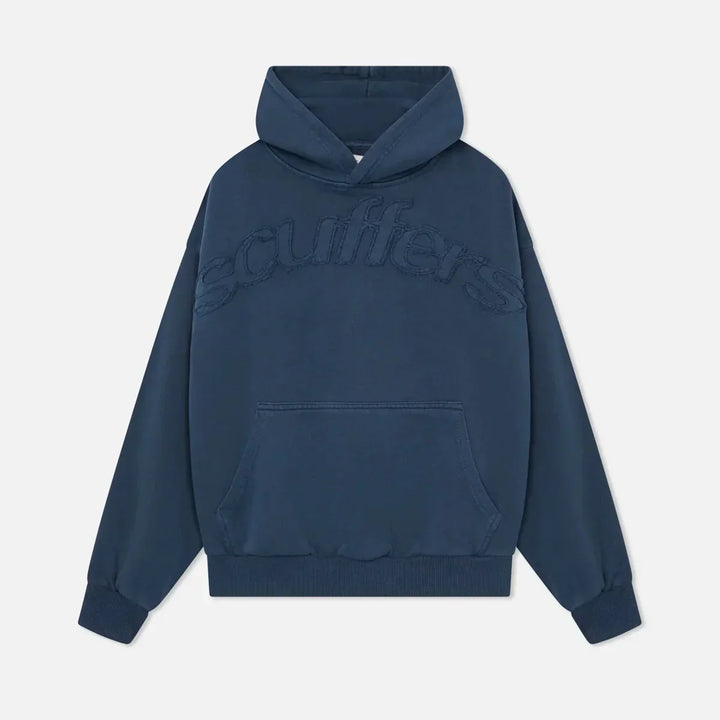 Women's hooded pullover sweatshirt with front pouch pocket