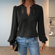 Lightweight Women's Blouse Sweater in Red - View 5 | Bellmere