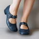 Vegan Leather Sandals in Black - View 5 | Bellmere