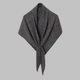 Women's Soft Triangle Shawl in Red Striped - View 8 | Bellmere