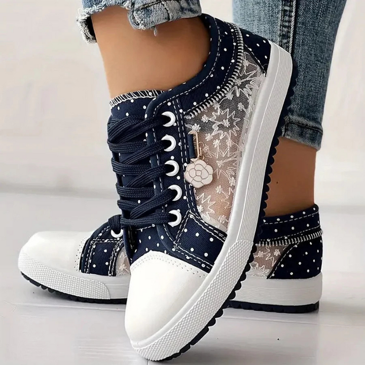 Women's Comfort Sneakers in Light Blue (Almost Sold Out) - View 8 | Bellmere