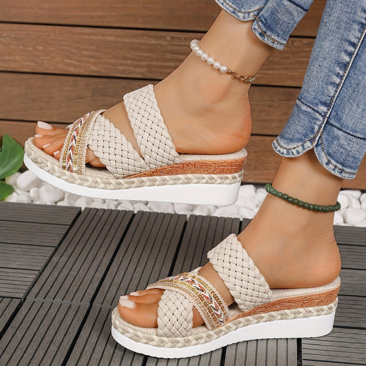 Ignacia | Women's New Summer Women'S Collection, Stylish Woven Rope Sandals