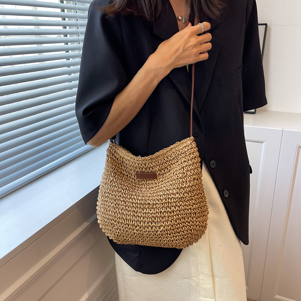 Women's Shoulder Bag in Beige - View 3 | Bellmere