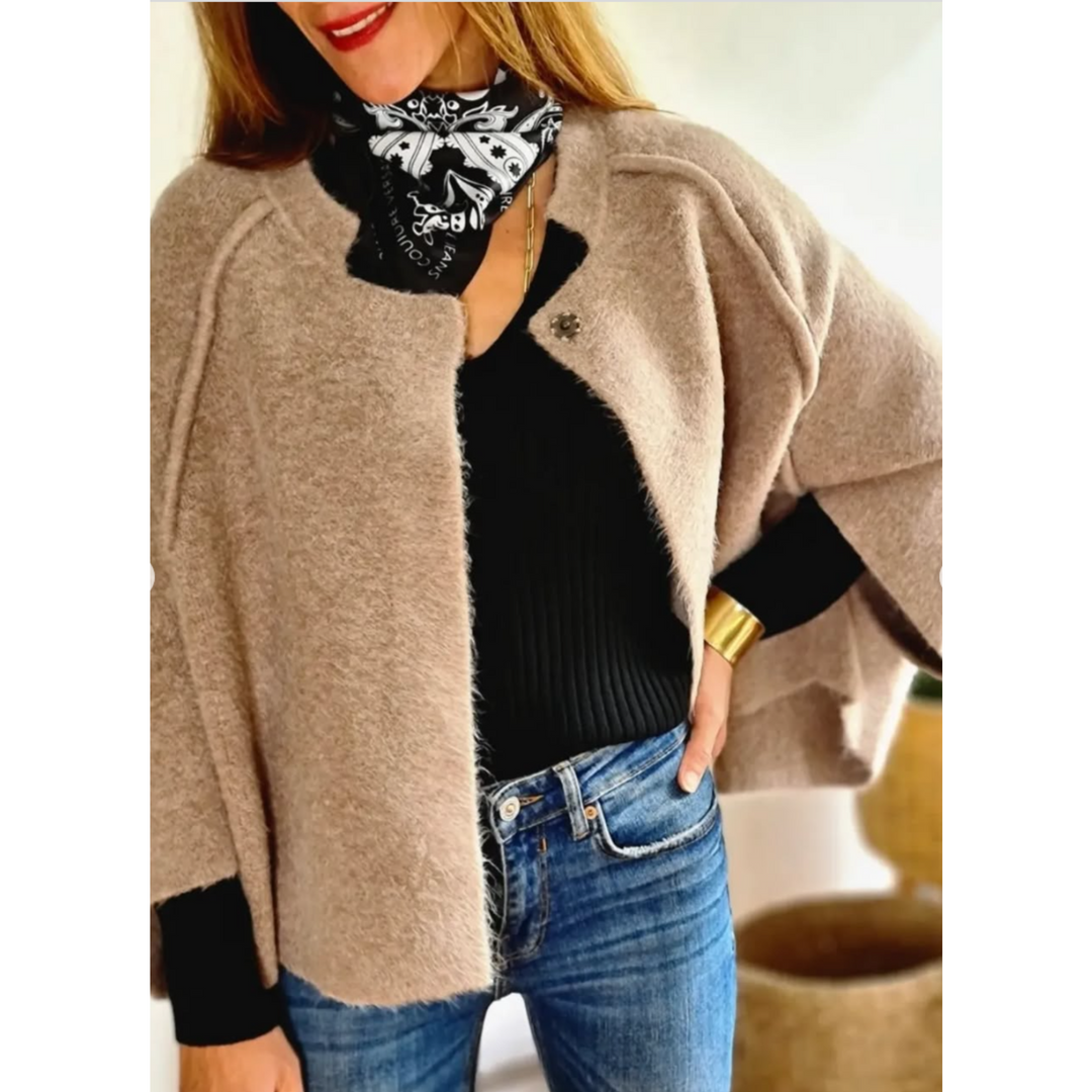 Women's Wool Blend Coat Coats & Jackets in Beige - View 10 | Bellmere