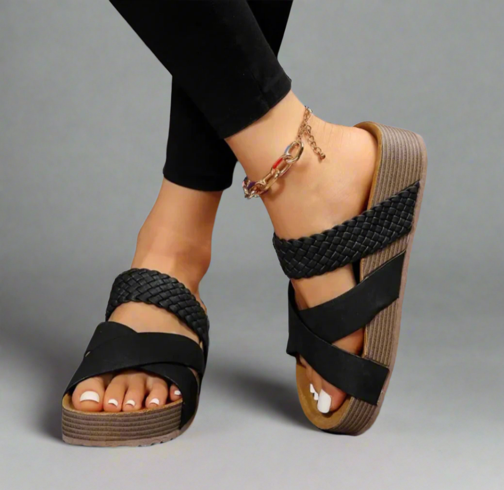 Sandals in Brown - View 3 | Bellmere