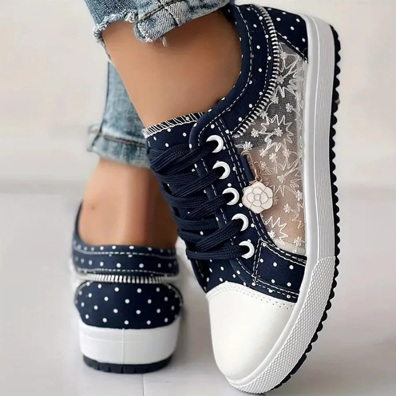 Women's Comfort Sneakers in Light Blue (Almost Sold Out) - View 9 | Bellmere
