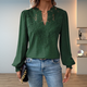 Lightweight Women's Blouse Sweater in Red - View 6 | Bellmere