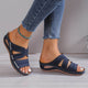 Sandals with Slip-Resistant Sole Shoes in Blue | Bellmere