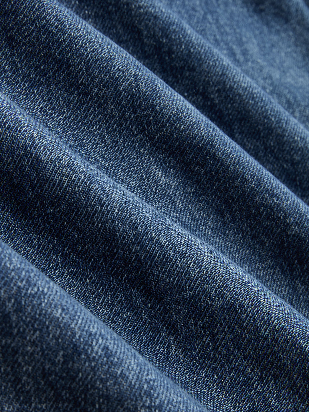Blue high-rise cross-front wide-leg jeans