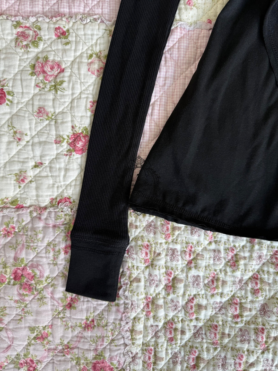 Women's long-sleeve wrap babydoll top with V-neck and tie waist
