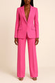 Women's tailored blazer and full-length trouser suit set