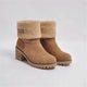 Women's Water-resistant Wool Lined Mid-Calf Boots in Brown | Bellmere