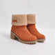 Women's Water-resistant Wool Lined Mid-Calf Boots in Brown - View 2 | Bellmere