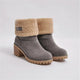 Women's Water-resistant Wool Lined Mid-Calf Boots in Brown - View 3 | Bellmere