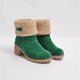 Women's Water-resistant Wool Lined Mid-Calf Boots in Brown - View 4 | Bellmere