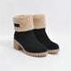Women's Water-resistant Wool Lined Mid-Calf Boots in Brown - View 5 | Bellmere