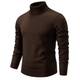 Ribbed turtleneck sweater with long sleeves