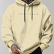 Men's oversized pullover hoodie with drawstring hood, kangaroo pocket and long sleeves