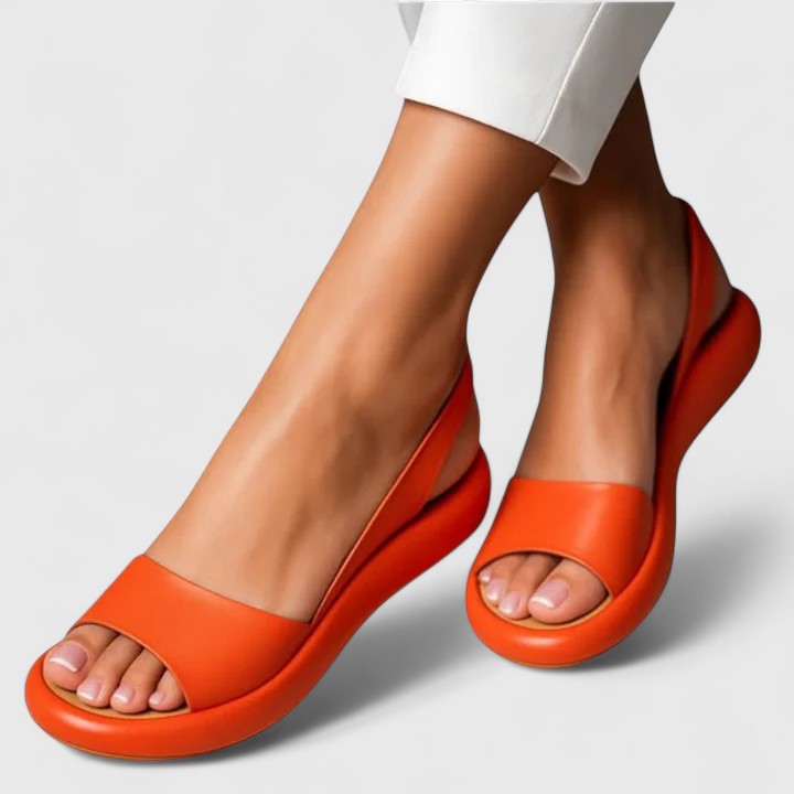 Tracy | Women's Peep Toe Slingback Flatform Sandals