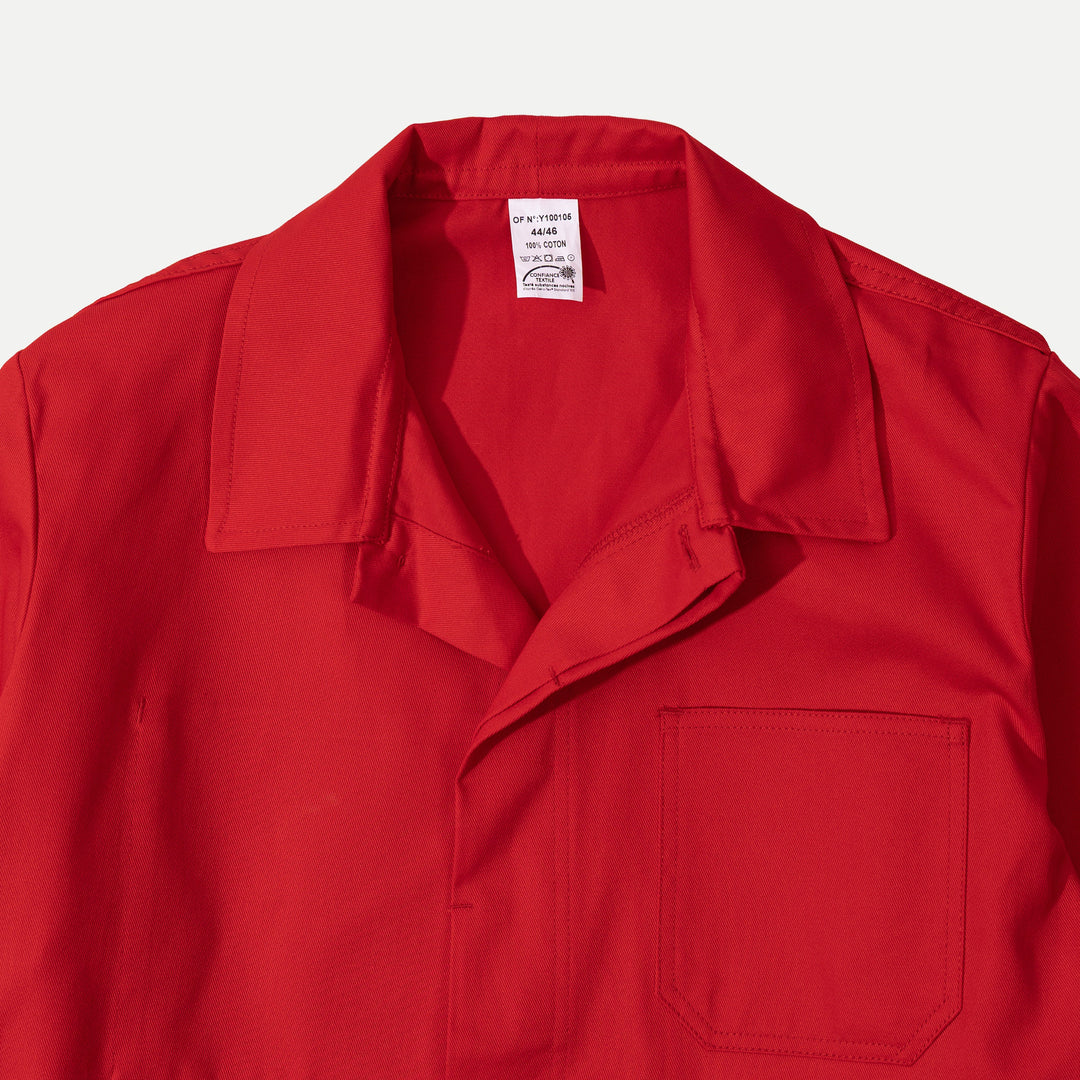 Red women's garment