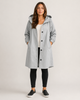 Women's mid-length lightweight tailored raincoat