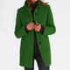 Women's Classic Structured Coat in Gray - View 4 | Bellmere