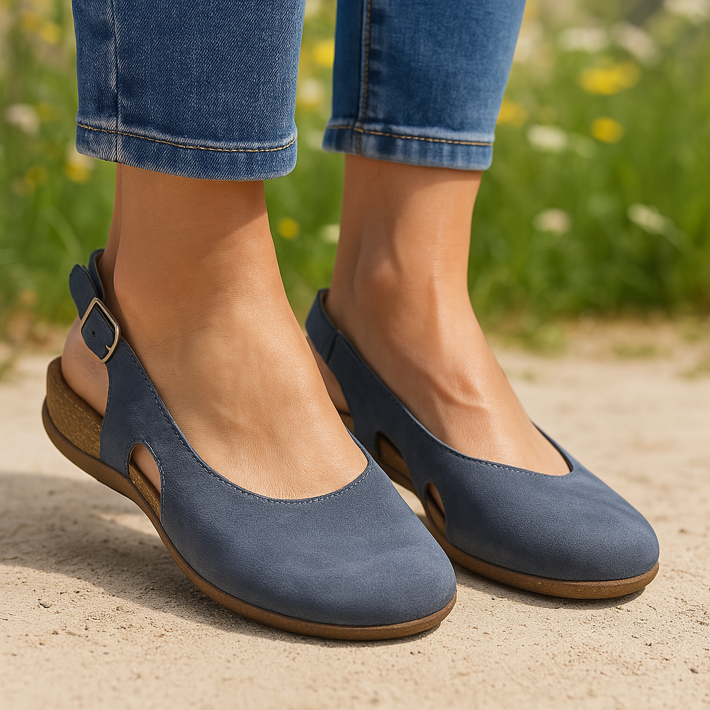 Women's Supportive Sandals in Blue | Bellmere