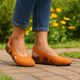 Women's Supportive Sandals in Blue - View 3 | Bellmere