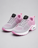 Women's knit sneakers with lace-up front and sculpted sole