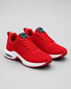 Women's knit sneakers with lace-up front and sculpted sole