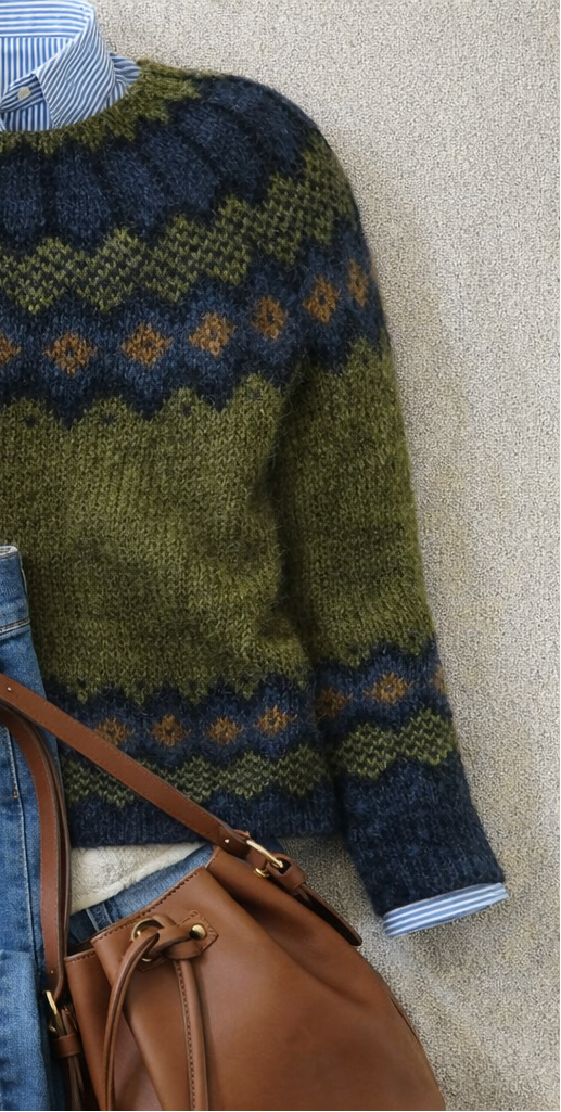 Heritage Nordic knit jumper