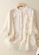 Women's Embroidered Blouse Fb0880 in Green - View 2 | Bellmere