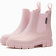 Women's Chelsea ankle boots with elastic side panels, pull tabs and chunky lug soles