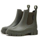 Women's Chelsea ankle boots with elastic side panels, pull tabs and chunky lug soles