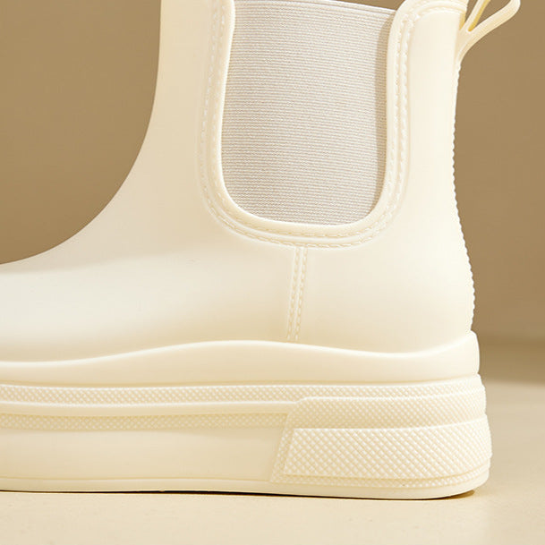 Women's Water-resistant Rain Boots in Green - View 8 | Bellmere