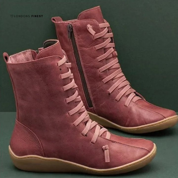 Women's Mid-Calf Winter Boots in Brown - View 4 | Bellmere