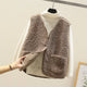 Women's Soft Vest Vests in Beige - View 7 | Bellmere