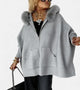 Women's Casual Hooded Coat in Pink - View 2 | Bellmere