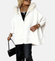 Women's Casual Hooded Coat in Pink - View 9 | Bellmere